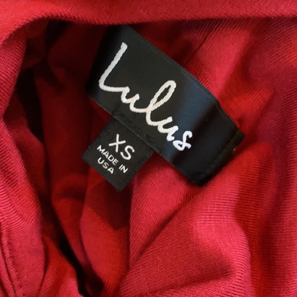 NWT Lulus Malania red halter dress - Picture 6 of 10